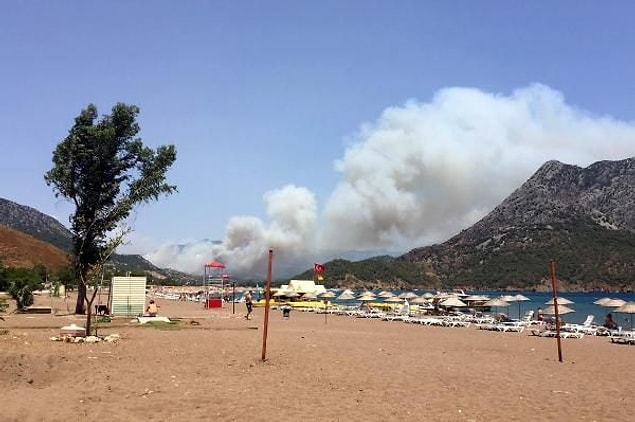 Olimpos tahliye edildi