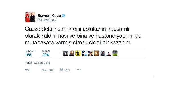 2. Bazı AKPliler anlaşmaya tam destek verdi ve ciddi bir kazanım olarak yorumladı.