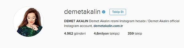 3. Instagram'da da sitenin en çok takipçisi olan Türklerinden.