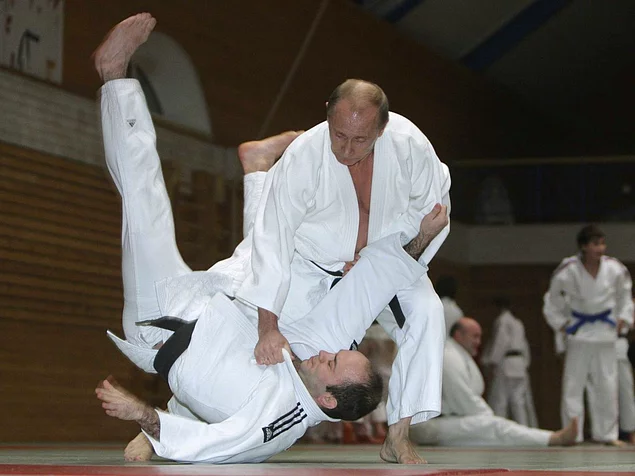 The man is also a sixth-degree Judo black belt. He also holds a second degree black belt in Kyokushin kaikan karate.