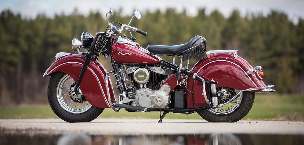 Шикарный раритетный мотоцикл 1947 года уйдет с торгов