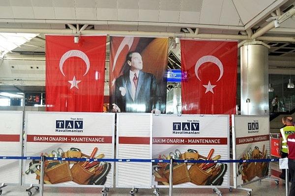 Saldırının ardından Atatürk Havalimanı