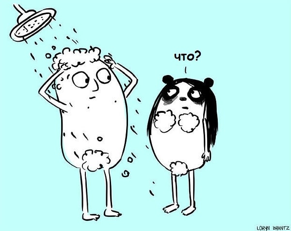 3. Если вы не смыли косметику, то остается только надеяться на то, что ваша вторая половина любит панд