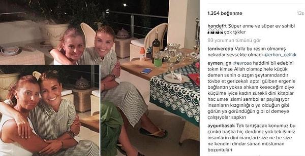 15. İçkili masanın fotoğrafını keserek yayınlayan Gülben Ergen'e sosyal medyadan pek çok olumsuz eleştiri geldi.