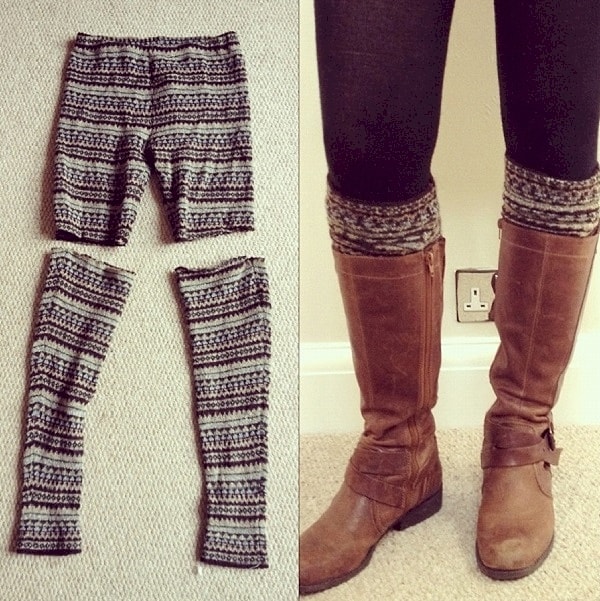 4. Сшейте гетры