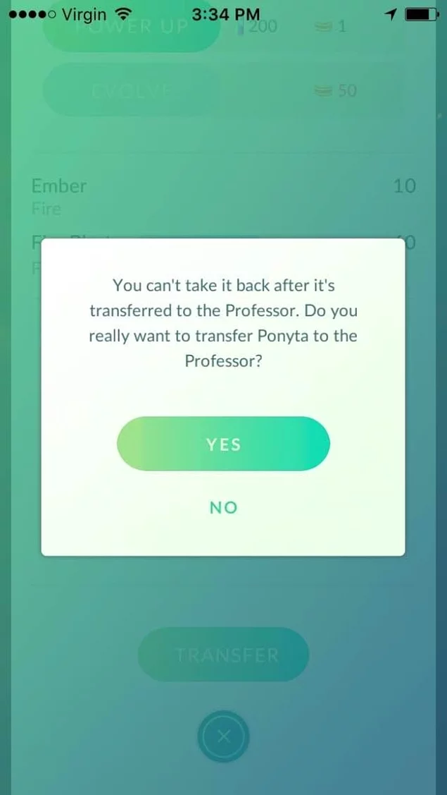 Stop stacking the same Pokémons. Give them to the Professor!