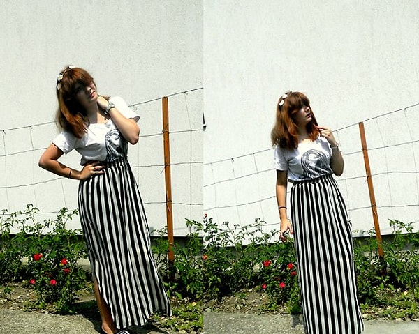 14. Если хотите казаться выше, выбирайте одежду с вертикальными полосами