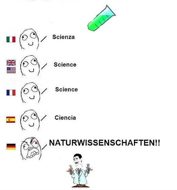 22. Almancadaki en uzun kelime "bilim" olabilir. 😂