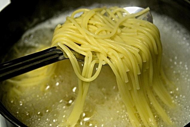 9. Adding oil to pasta when cooking is not to prevent it from sticking to each other, it's to prevent the water from boiling over.