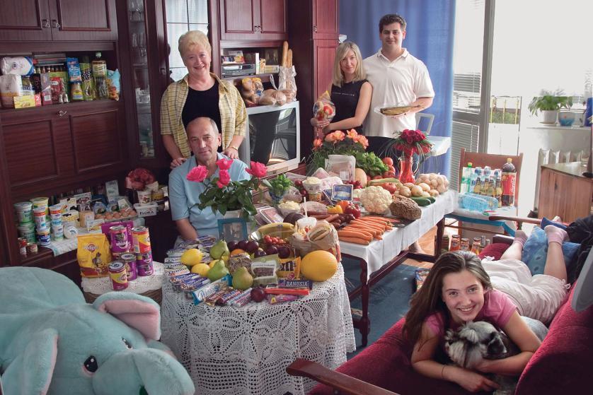 27 Dramatic Photos Showing What Families Eat In A Week... - onedio.co