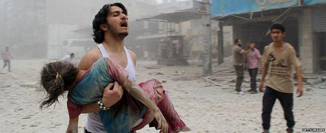 ABD Önderliğindeki Koalisyon Suriye'yi Bombaladı, Siviller Öldü