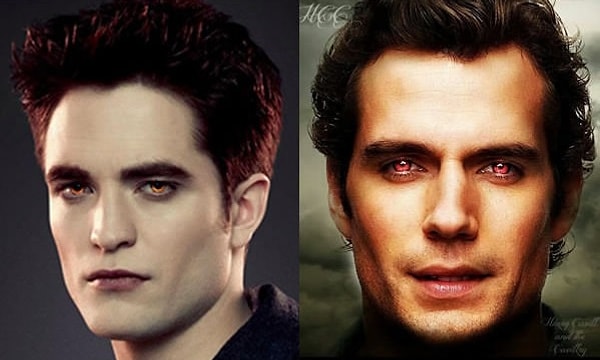 8. Генри Кавилл в роли Эдварда в саге "Сумерки"