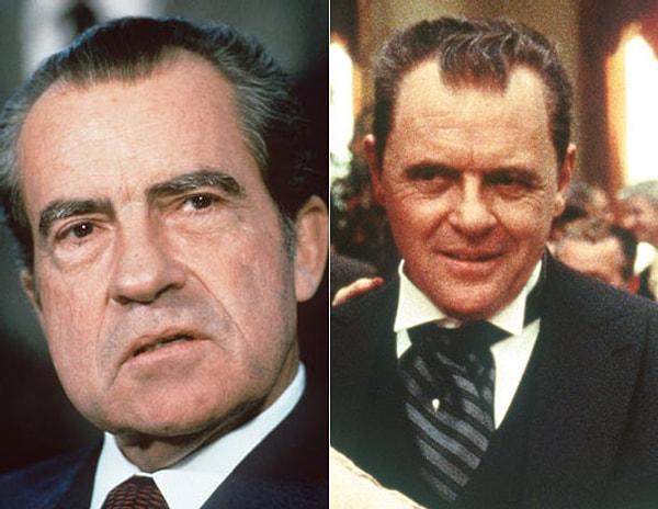 5. Richard Nixon rolünde Anthony Hopkins - Nixon, 1995