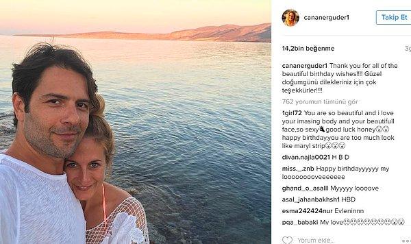 7. Aralarında uzun zamandır aşk dedikoduları çıkan Kenan Ece ile Canan Ergüder, sevgili olduklarını nihayet Instagram üzerinden ilan ettiler.