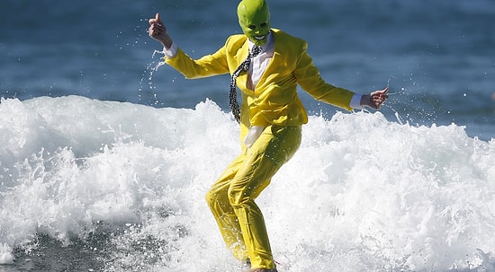 Костюмированные соревнования по серфингу в Санта-Монике: как это было