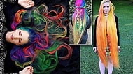 Modern Zamanlarda Rapunzel: 12 Yıldır Saçlarını Kestirmeyen Kadın ve Gökkuşağı Renkleri!