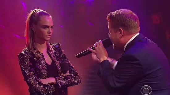 Cara Delevingne, Rap Savaşında Dave Franco ve James Corden'ı Dumura Uğrattı