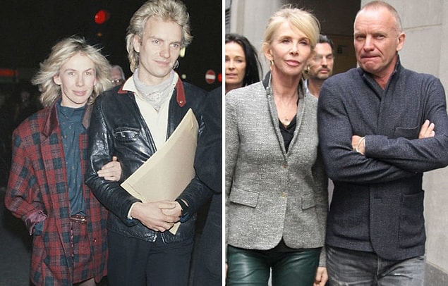 8. Sting and Trudie Styler