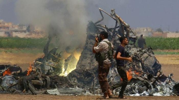 Suriye'de Rus Helikopteri Düşürüldü:  '2'si Asker 5 Ölü'