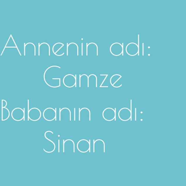 Gamze ve Sinan!