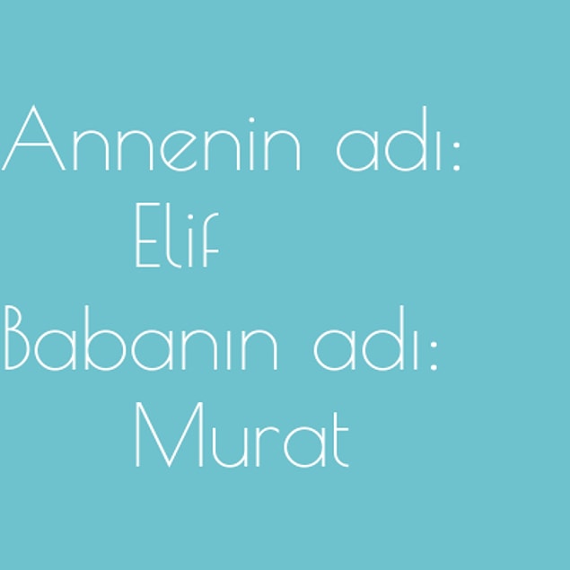 Elif ve Murat!