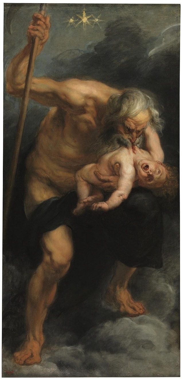 4. "Çocuklarını Yiyen Satürn", Peter Paul Rubens