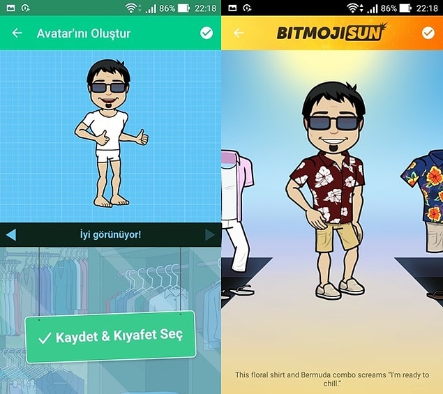 Bitmoji özelleştirmelerini nasıl yapıyoruz?
