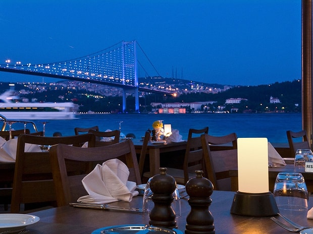 Boğaz'da harika bir yemek