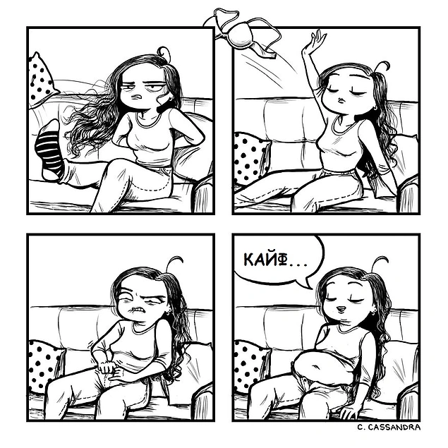 10 проблем всех девушек в забавных иллюстрациях