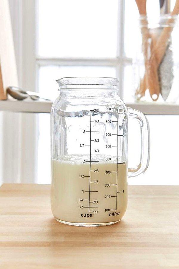 1. Sütü, mililitreye dönüştürmek