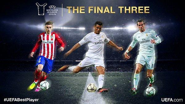 UEFA'da Yılın Futbolcusu finalistleri belli oldu