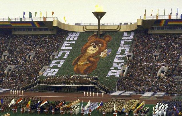 2. Yine 1980 Moskova Olimpiyatları'ndan bir manzara.