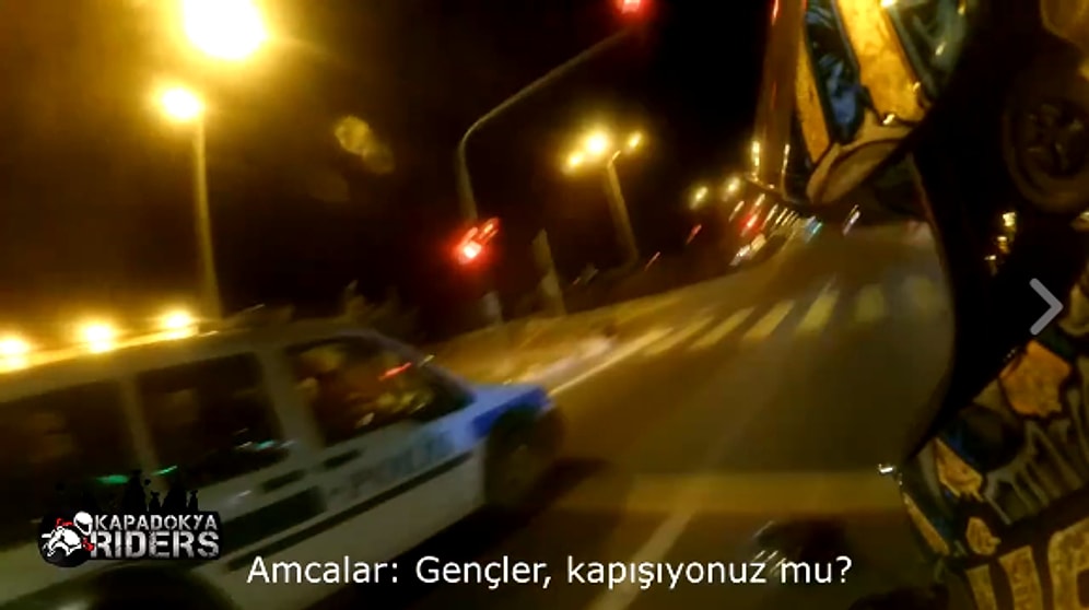 Keşke Tüm Amcalar Böyle Olsa: Polisten Motorlu Gençlere 'Kapışıyoruz mu?' Sorusu