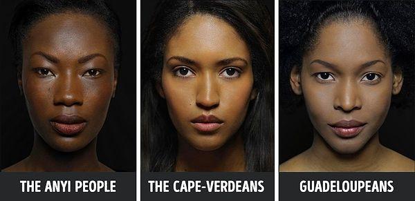 The Anyi People, The Cape-Verdeanslar and Guadeloupeans (Caribbean)
