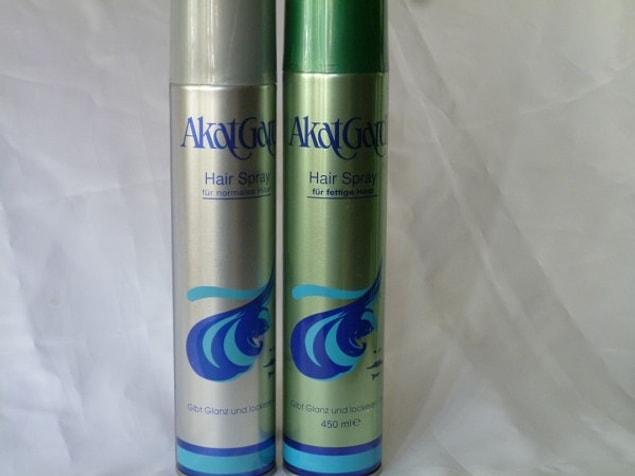 24. The hair sprays which made our hair as hard as our nails.