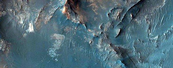 7. Nasa'nın 2020 Mars Görevi için olası bir iniş alanı.