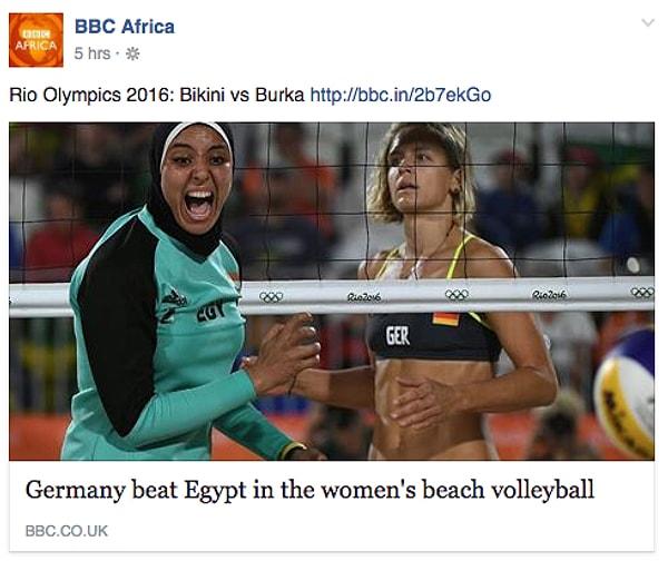 BBC Afrika ise, bu maçı 'Bikini ve Burka'nın Savaşı' olarak gördü.