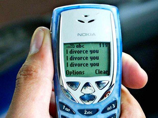 In Malaysia, it is legal to divorce your wife with an sms.