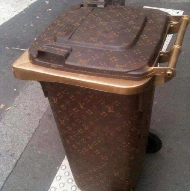 17. Is that a LV trash can???????? 😁