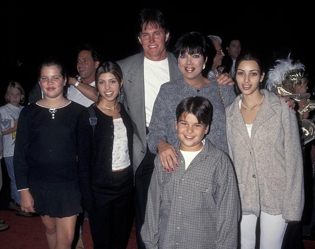 The Kardashian family in the 90s.