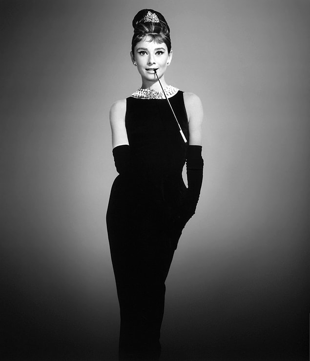 3. Audrey Hepburn’s elegant black Givenchy dress she wore in Breakfast at Tiffany's (1961)