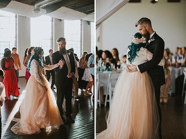 У супругов в буквальном смысле был первый танец, поскольку они никогда не танцевали вместе до свадьбы