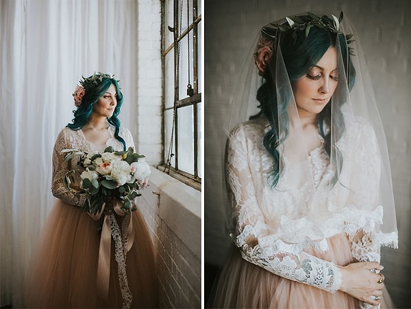 14. Джеки выглядела просто восхитительно с зелеными волосами русалочки и в платье нежных тонов