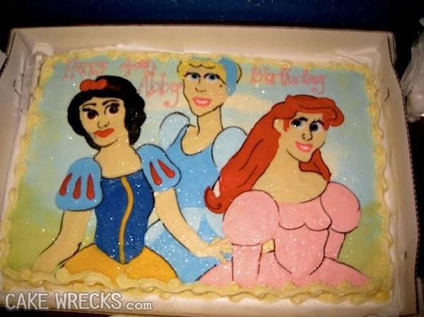 15. Disney Prensesleri Pastası