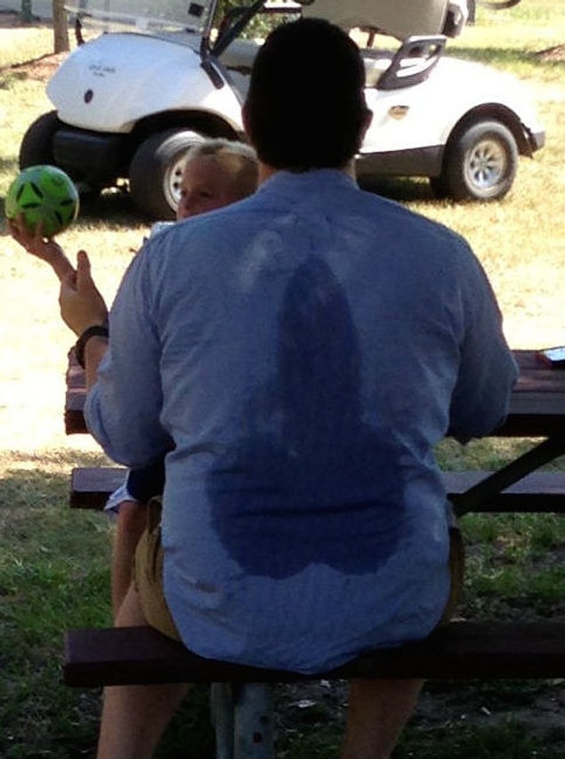 3. You could’ve been mocked even by the sweat on your back.