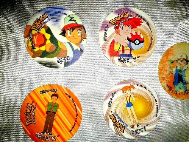 18. Ash's, Misty's and Brock's pogs were hard to find, so people who had them were considered lucky.