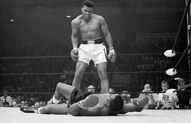 9. 1960- Muhammad Ali wins a gold medal in boxing at the Olympics in Rome 1960.