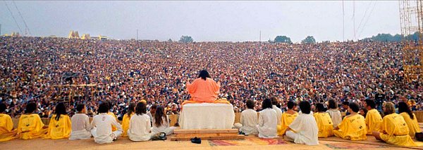 4. Woodstock Festivali açılış seremonisi, Bethel, New York, 14 Ağustos 1969