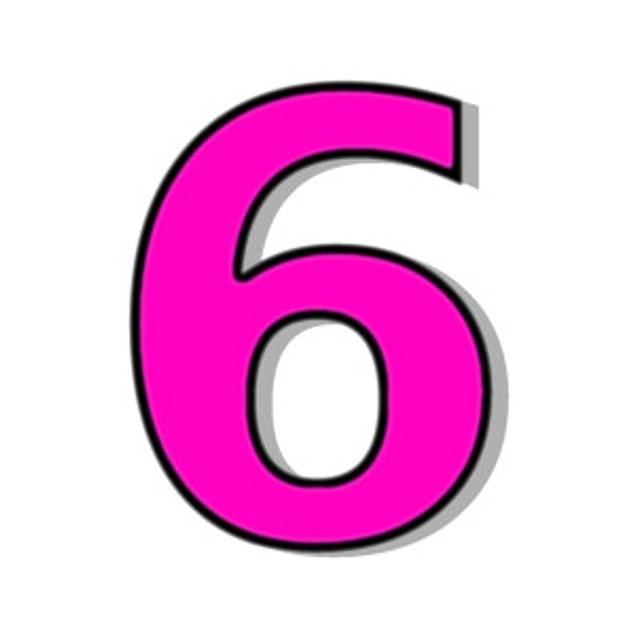 6 без. Цифра 6 розовая. Цифра 6 розовая на белом фоне. Цифра 6 розовая для печати. Картинки для печати 6.