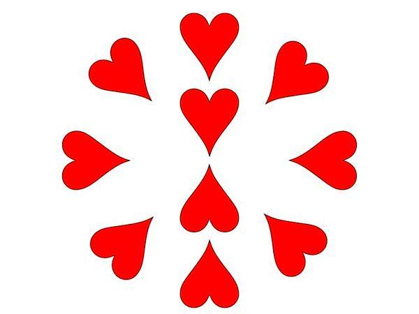 It's the Ten of Hearts!